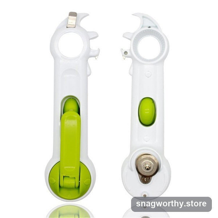 Bottle opener grip slots detail | Snagworthy.store