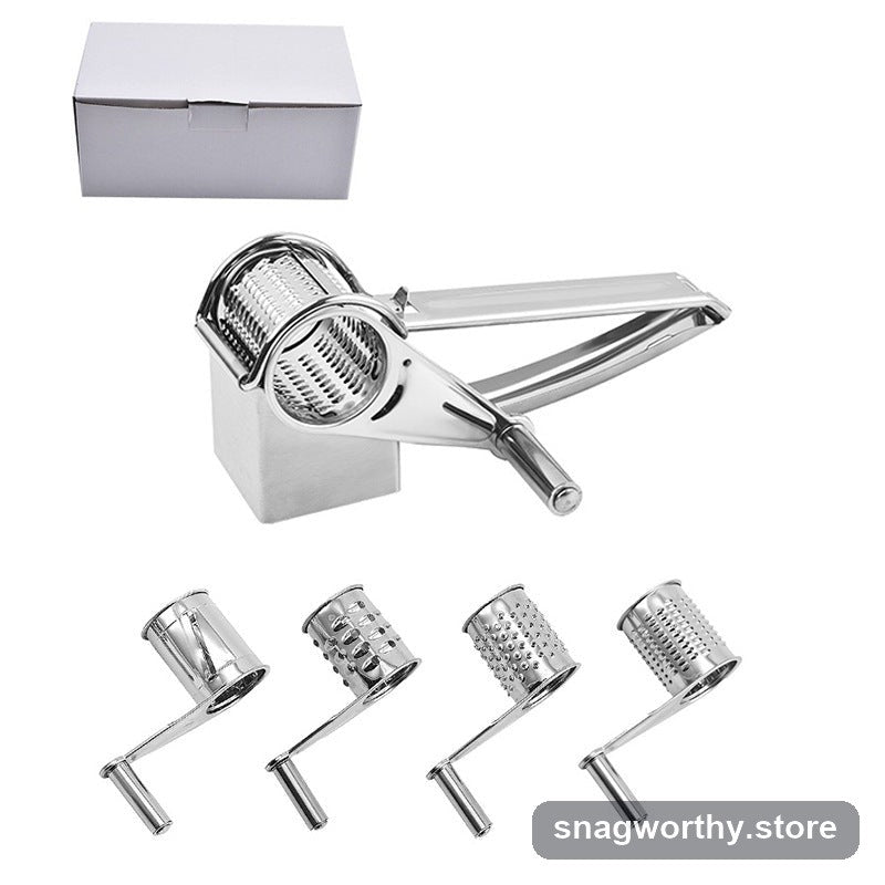 Rotary grater handle detail | Snagworthy.store