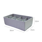 Drawer organizer grid folded flat