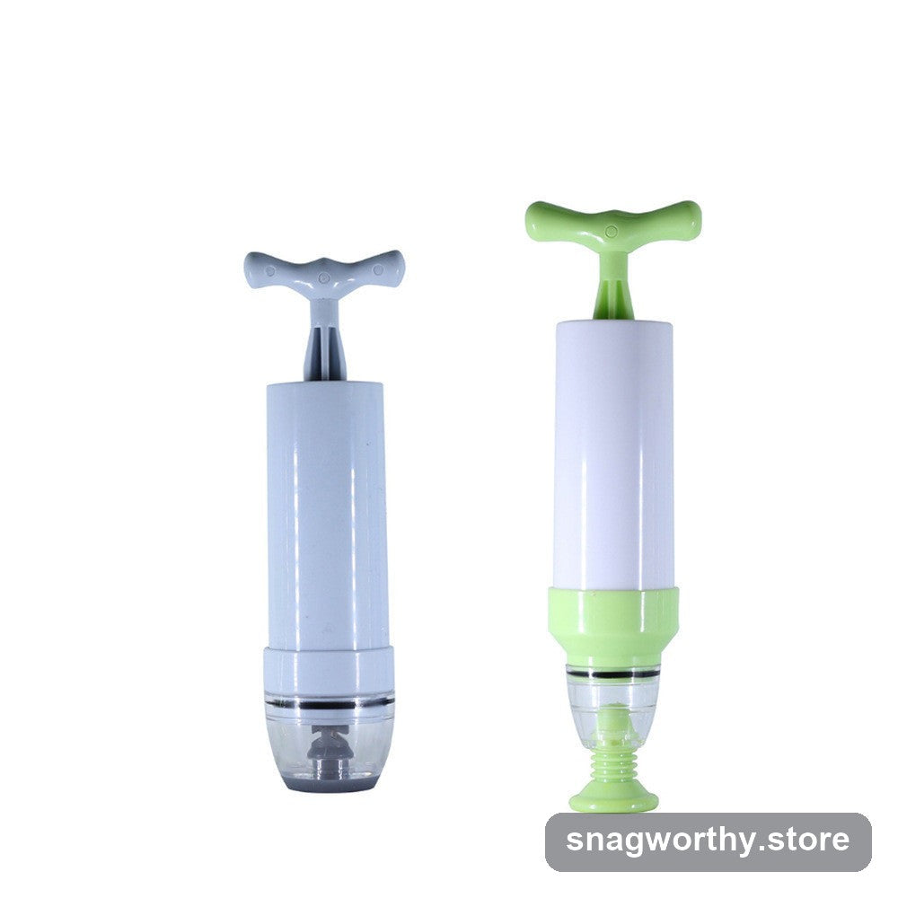 Manual vacuum compression storage bag with clothes | Snagworthy.store