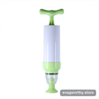 Manual vacuum bag valve close-up | Snagworthy.store