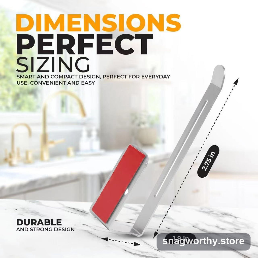 Lid storage rack holding multiple lids upright | Snagworthy.store