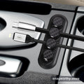 Magnetic cable clip organizer set holding cables | Snagworthy.store