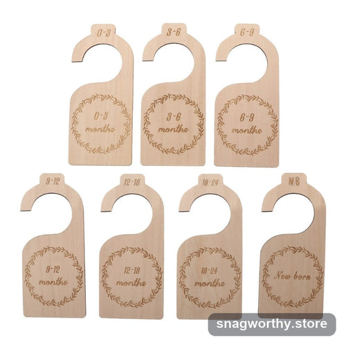 Baby closet size divider hanger set | Snagworthy.store