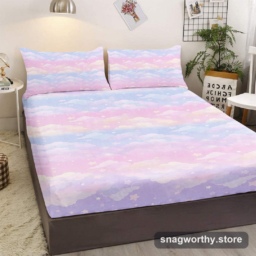 Microfiber bedding sheet set folded | Snagworthy.store