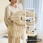 Velvet throw blanket texture close-up | Snagworthy.store