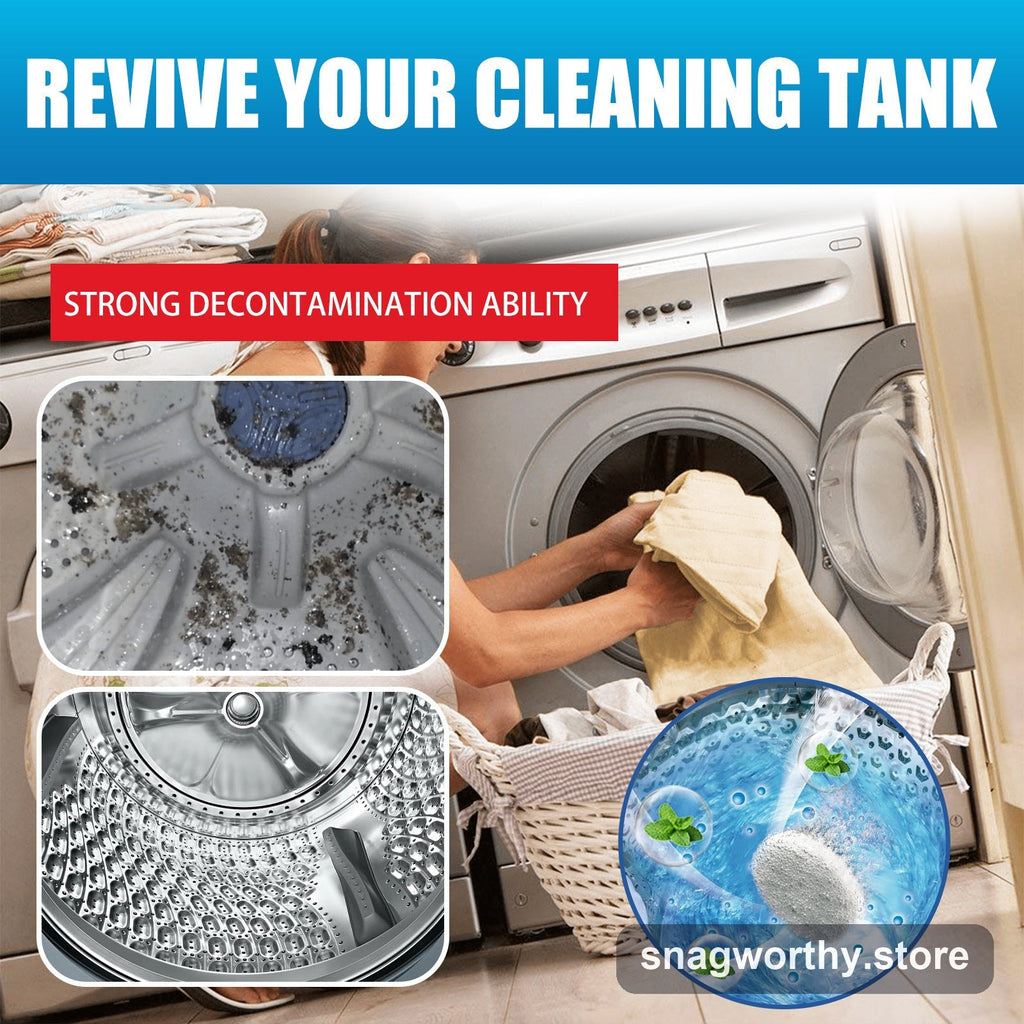 Washing machine cleaning tablet dissolving | Snagworthy.store