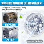 Washing machine cleaning tablets sachet close up | Snagworthy.store