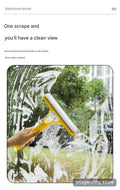 3-in-1 squeegee cleaning a soapy window | Snagworthy.store