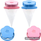Pet hair lint catcher pink and blue floating filters | Snagworthy.store