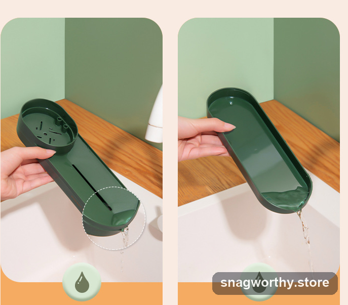 Sink caddy organizer green variant | Snagworthy.store