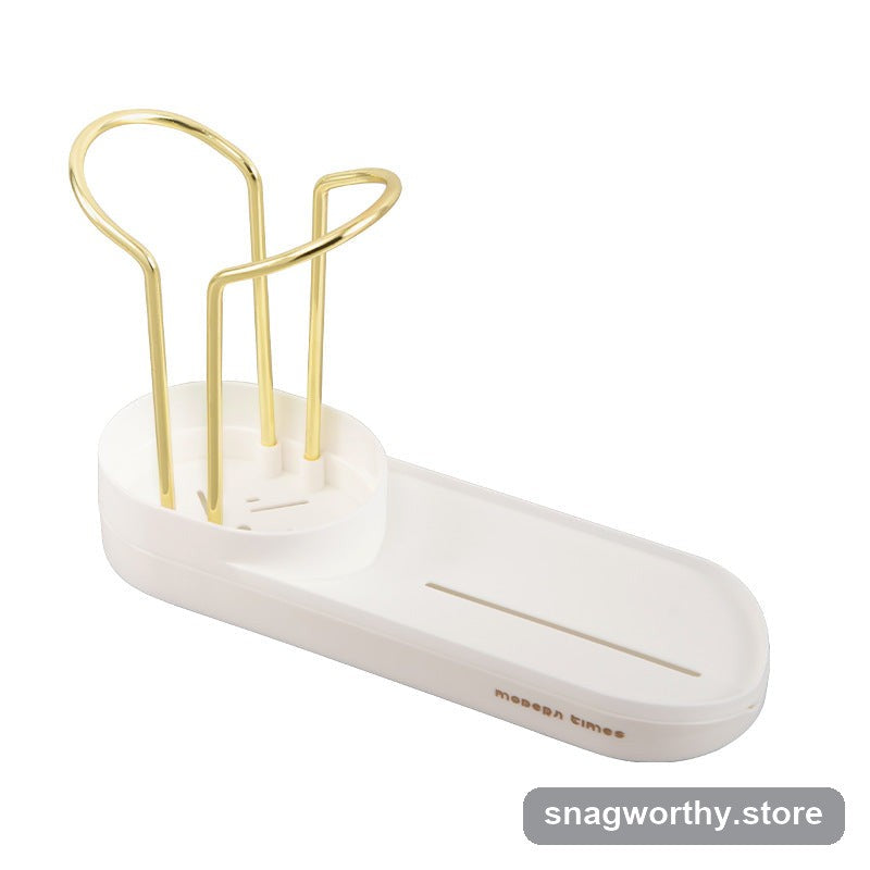 Sink caddy organizer in use on countertop | Snagworthy.store