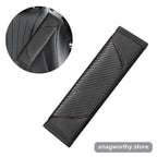 Close-up of seat belt cushion pad texture | Snagworthy.store