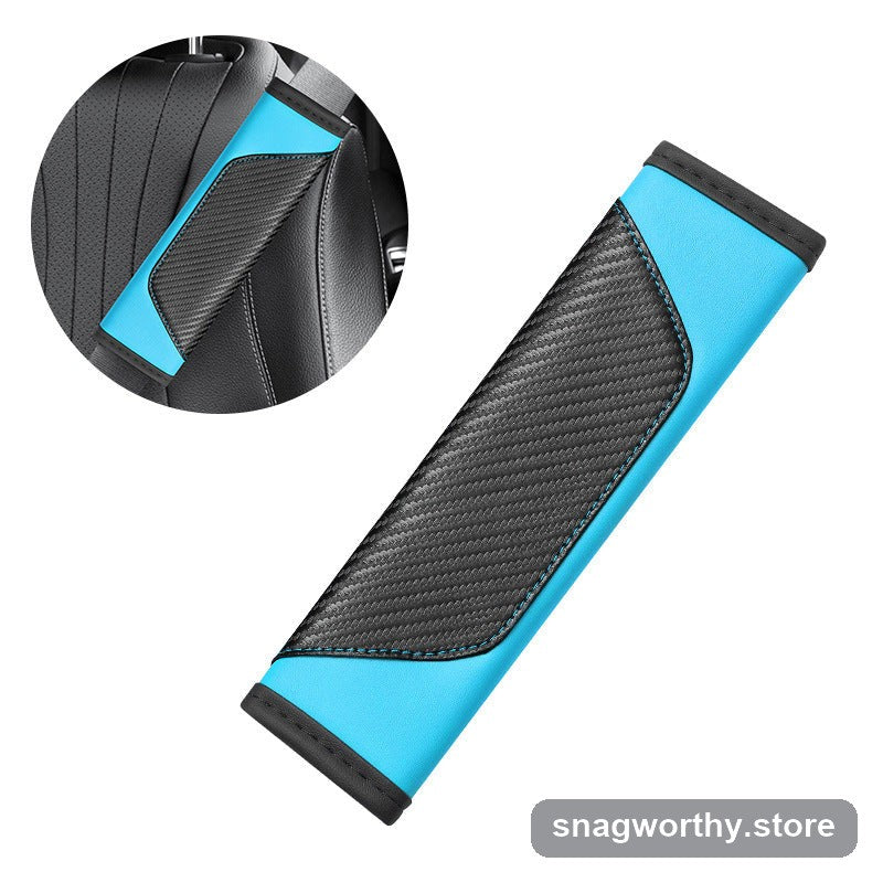 Seat belt shoulder pad in use while driving | Snagworthy.store