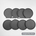 Close-up of textured silicone coaster grip | Snagworthy.store