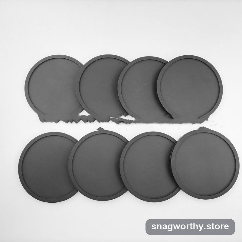 Close-up of textured silicone coaster grip | Snagworthy.store