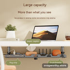 No-drill under-desk cable management rack fitted under desk | Snagworthy.store