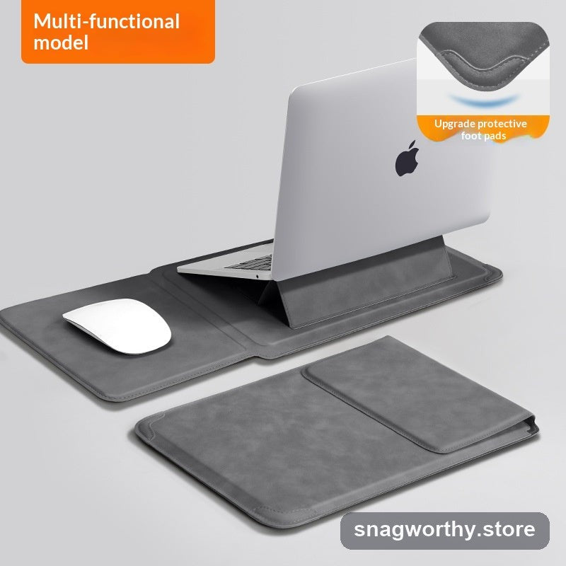 Laptop sleeve with built-in fold-out stand | Snagworthy.store