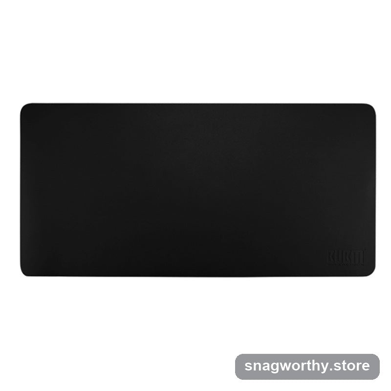 Close-up of leather-look texture on desk mat | Snagworthy.store