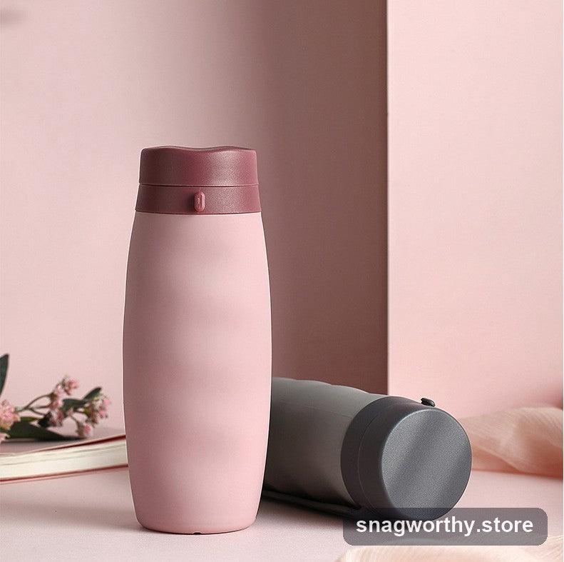 Water bottle folded flat | Snagworthy.store