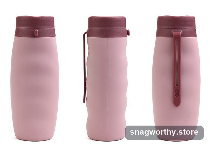 Collapsible water bottle in grey colorway | Snagworthy.store