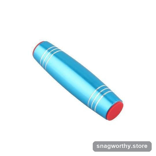 RollCalm Balance Stick in blue with red ends | Snagworthy.store