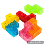 MagnaBlock Cube coloured magnetic building blocks unassembled | Snagworthy.store