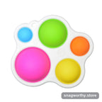 TapTrail Sensory Pad five-bubble silicone fidget board | Snagworthy.store