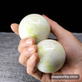 JadeFlow Kneading Balls held in one hand | Snagworthy.store