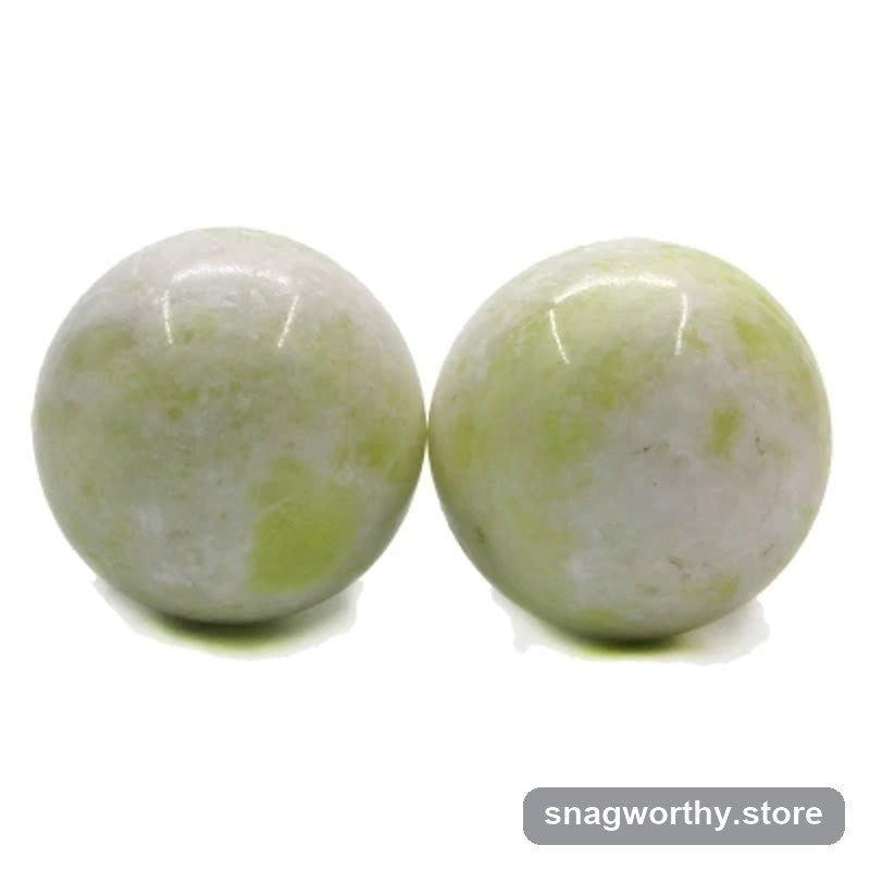 JadeFlow Kneading Balls pair on white background | Snagworthy.store