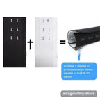 Two TidyWrap sleeves combined to hold up to 20 cables | Snagworthy.store