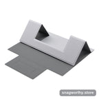 AirFlow folding laptop stand, grey, unfolded | Snagworthy.store