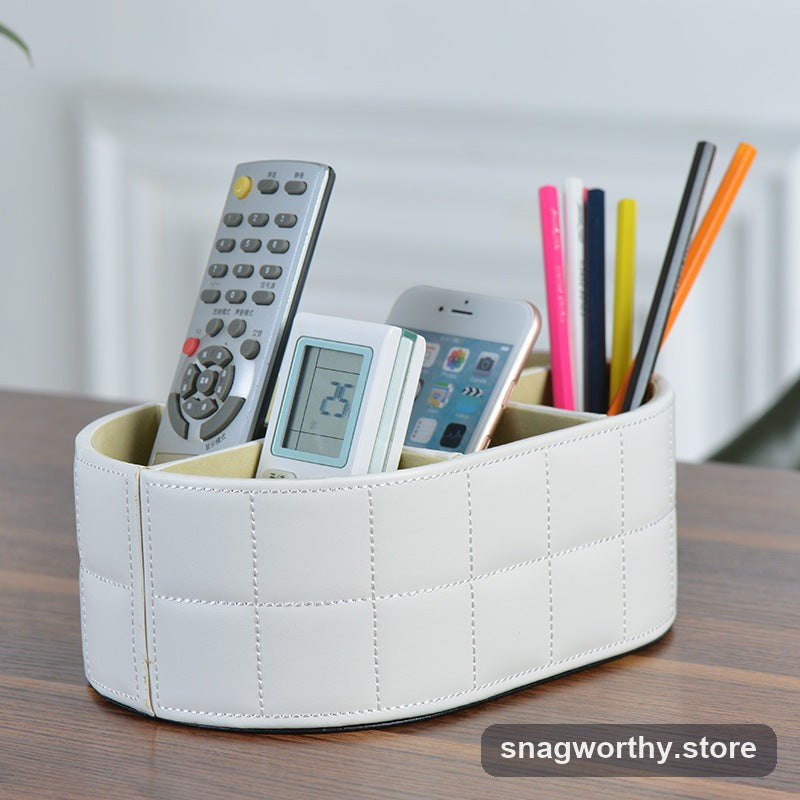 DeskDivide desk organiser, white, side view | Snagworthy.store