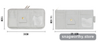 Car sun visor organizer dimensions front and back | Snagworthy.store