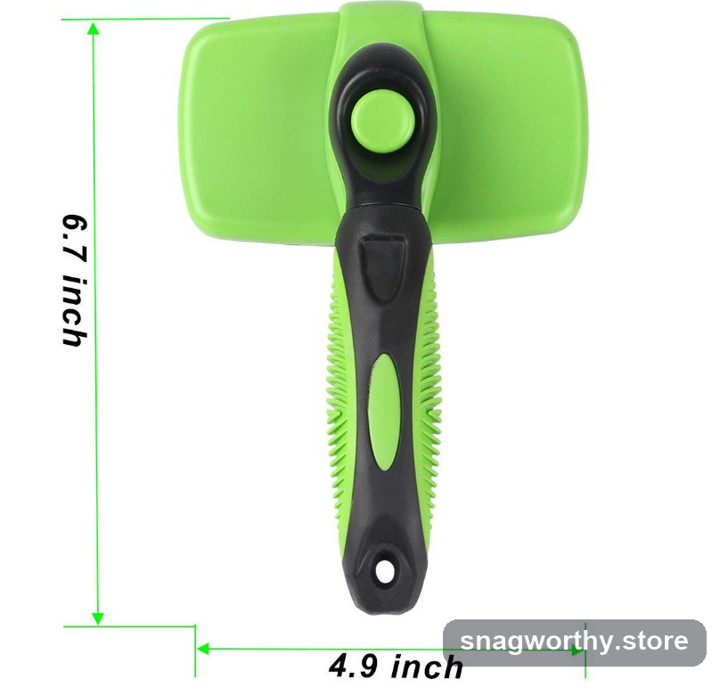 Slicker brush dimensions, 6.7 x 4.9 inch | Snagworthy.store
