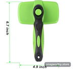 Slicker brush dimensions, 6.7 x 4.9 inch | Snagworthy.store