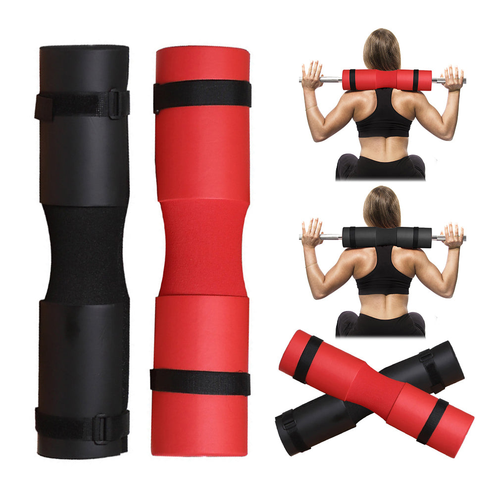 Foam barbell squat pad for bar cushioning