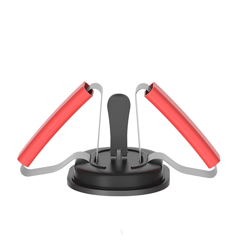 Suction cup sit up assist for home ab training