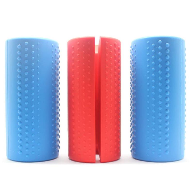 Silicone fat grip sleeves for barbell training