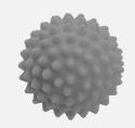 Spiky recovery massage ball for muscle rolling