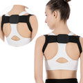 Adjustable posture support strap for shoulders and back