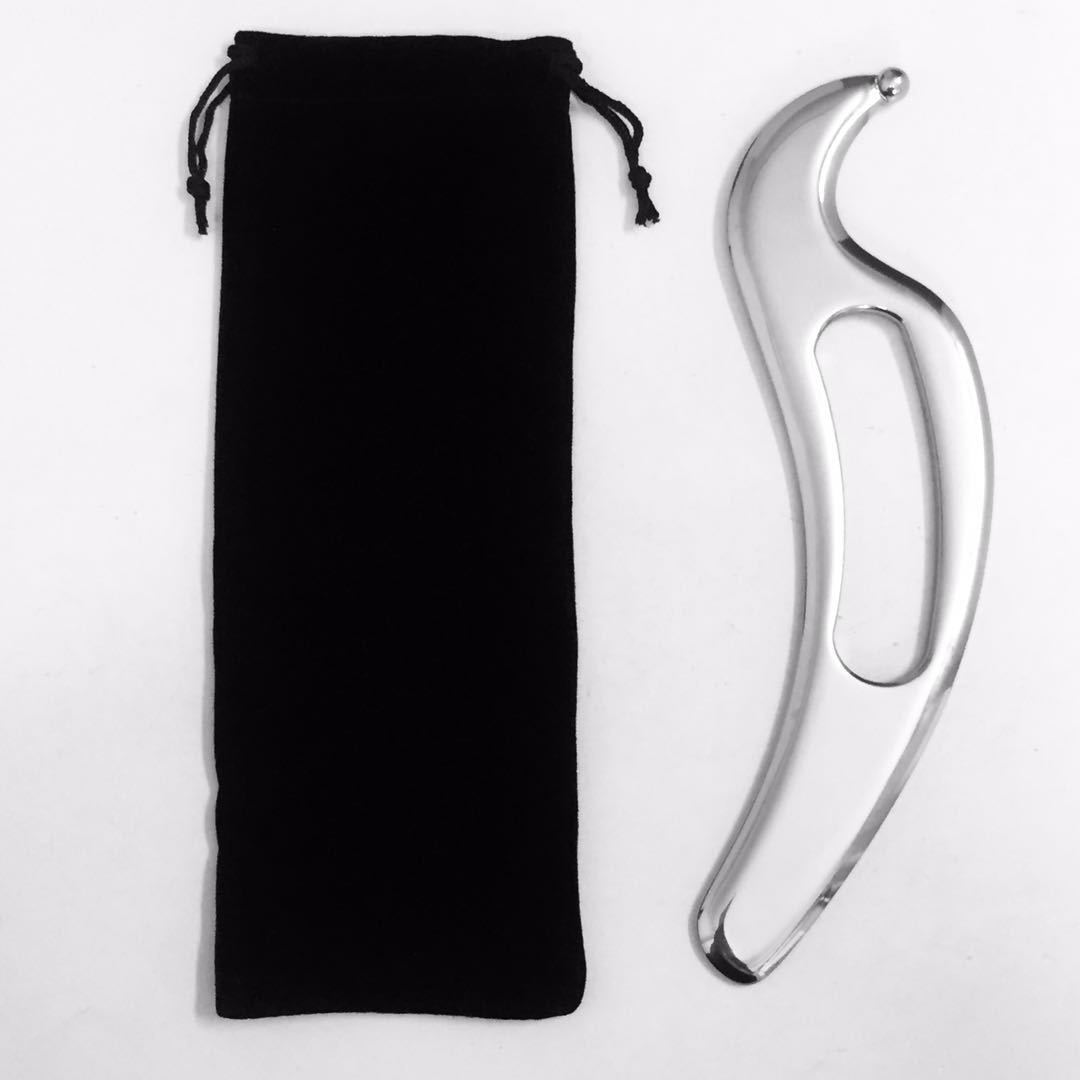 Stainless steel muscle recovery scraping tool