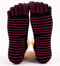 Non-slip toe grip yoga socks