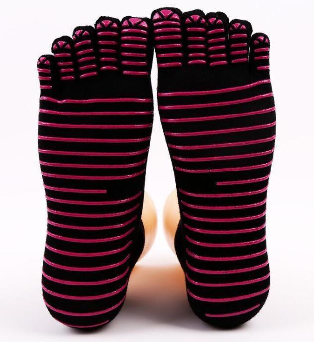 Non-slip toe grip yoga socks