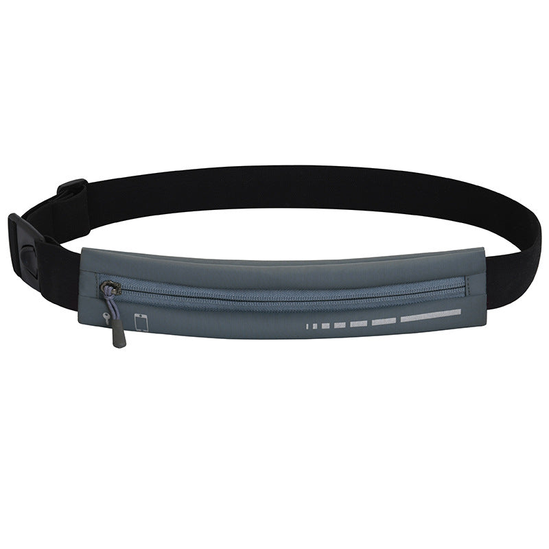 Running waist belt with phone pocket