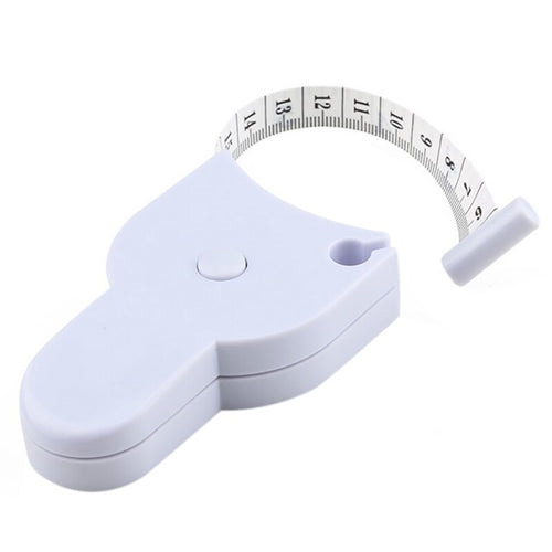 Retractable body measuring tape ruler