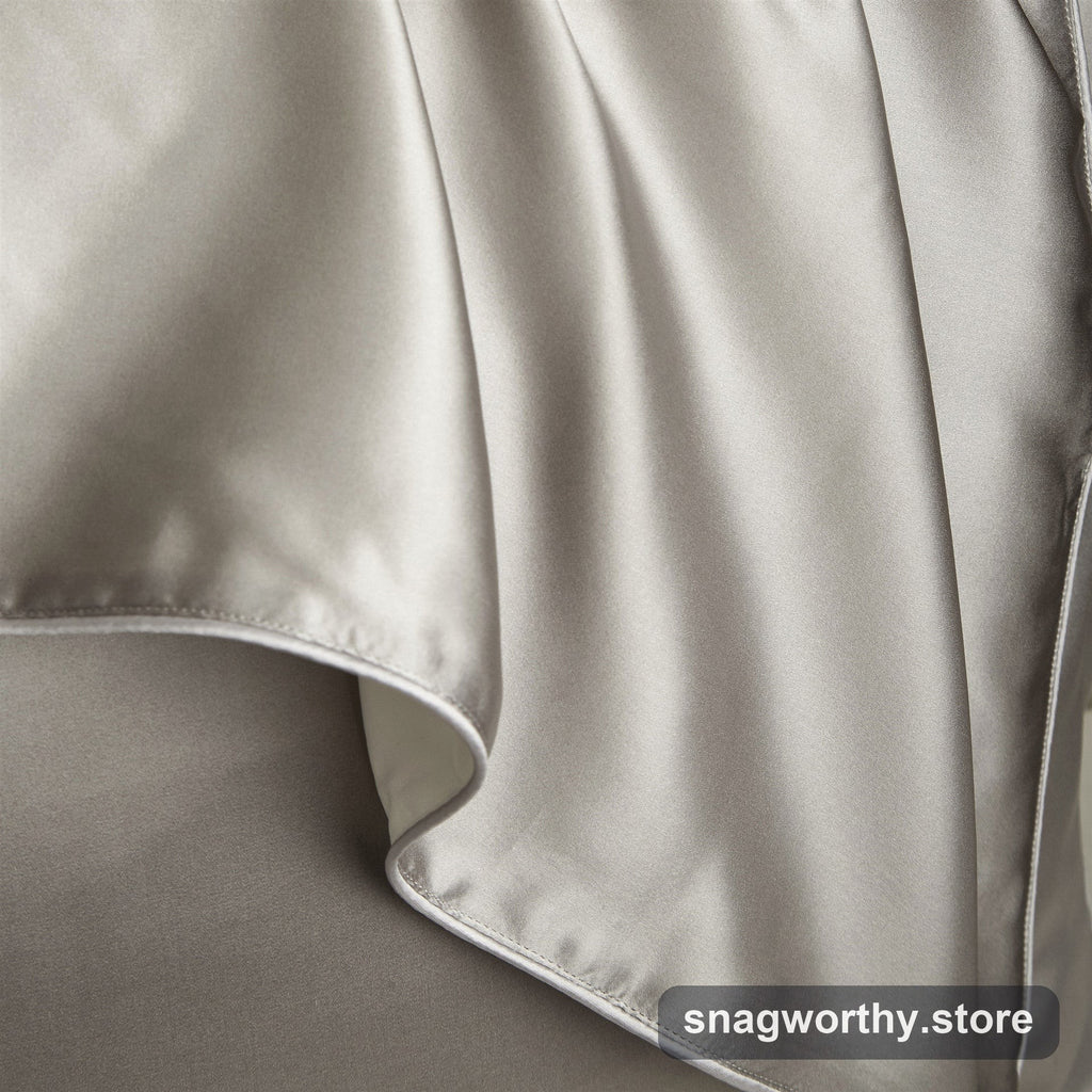 SilkSleep Satin Pillowcase fabric detail | Snagworthy.store