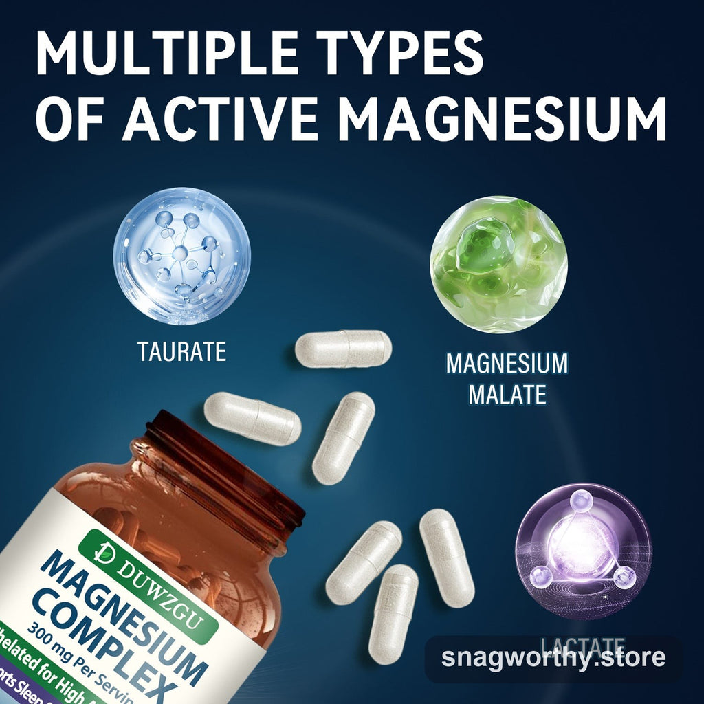 Zinc Magnesium Complex Capsules label | Snagworthy.store