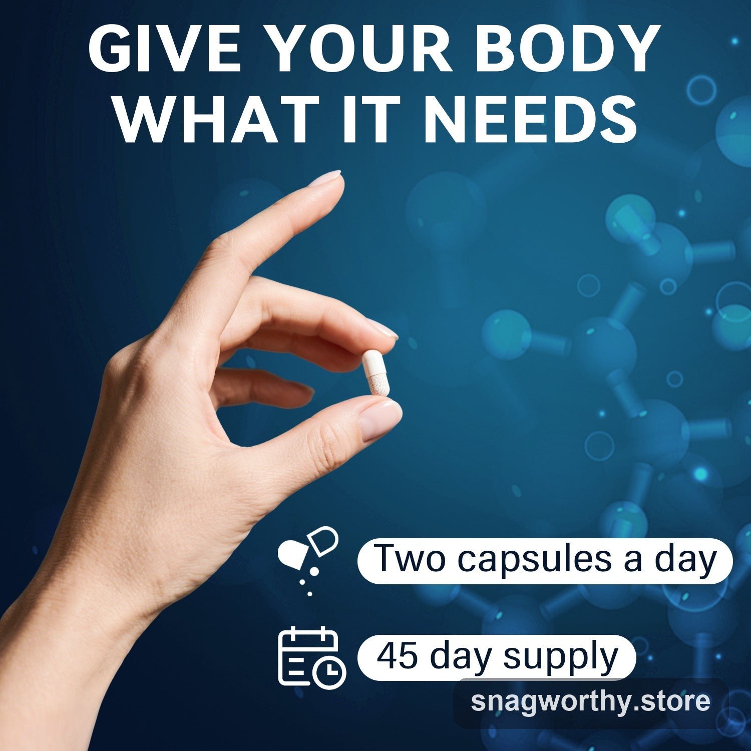 Zinc Magnesium Complex Capsules detail | Snagworthy.store