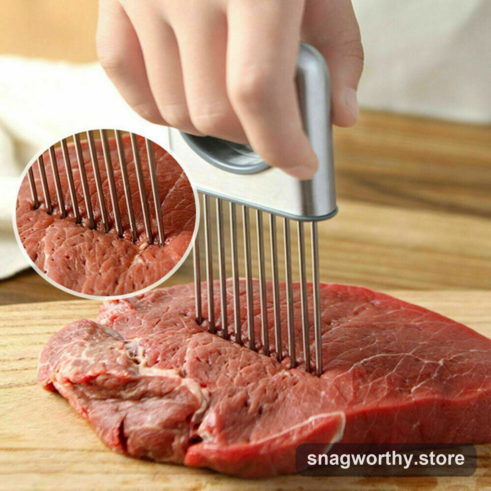 Onion and tomato holder slicer | Snagworthy.store